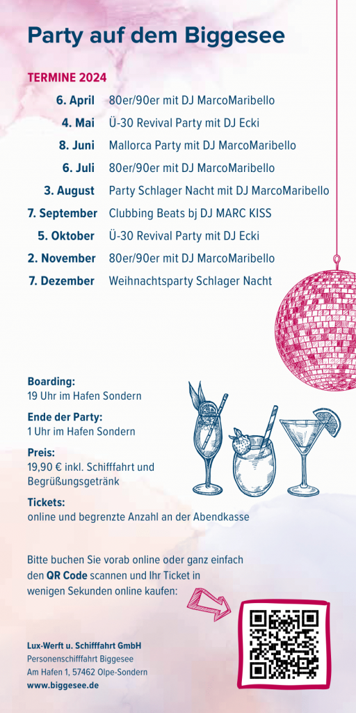 Biggesee Party-Flyer
