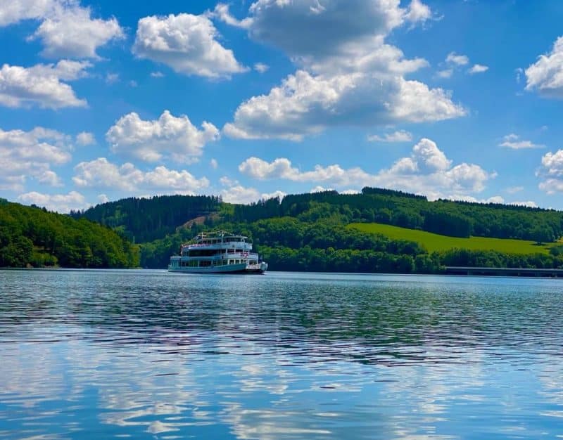 Der Biggesee Im S dsauerland Personenschifffahrt Biggesee